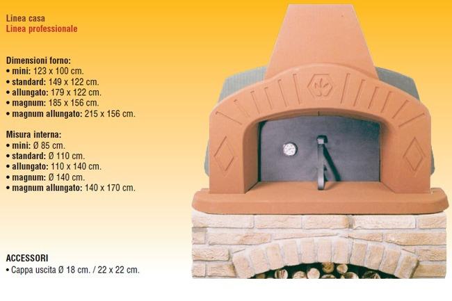 Forno a legna professionale Serie 2000 D - 2